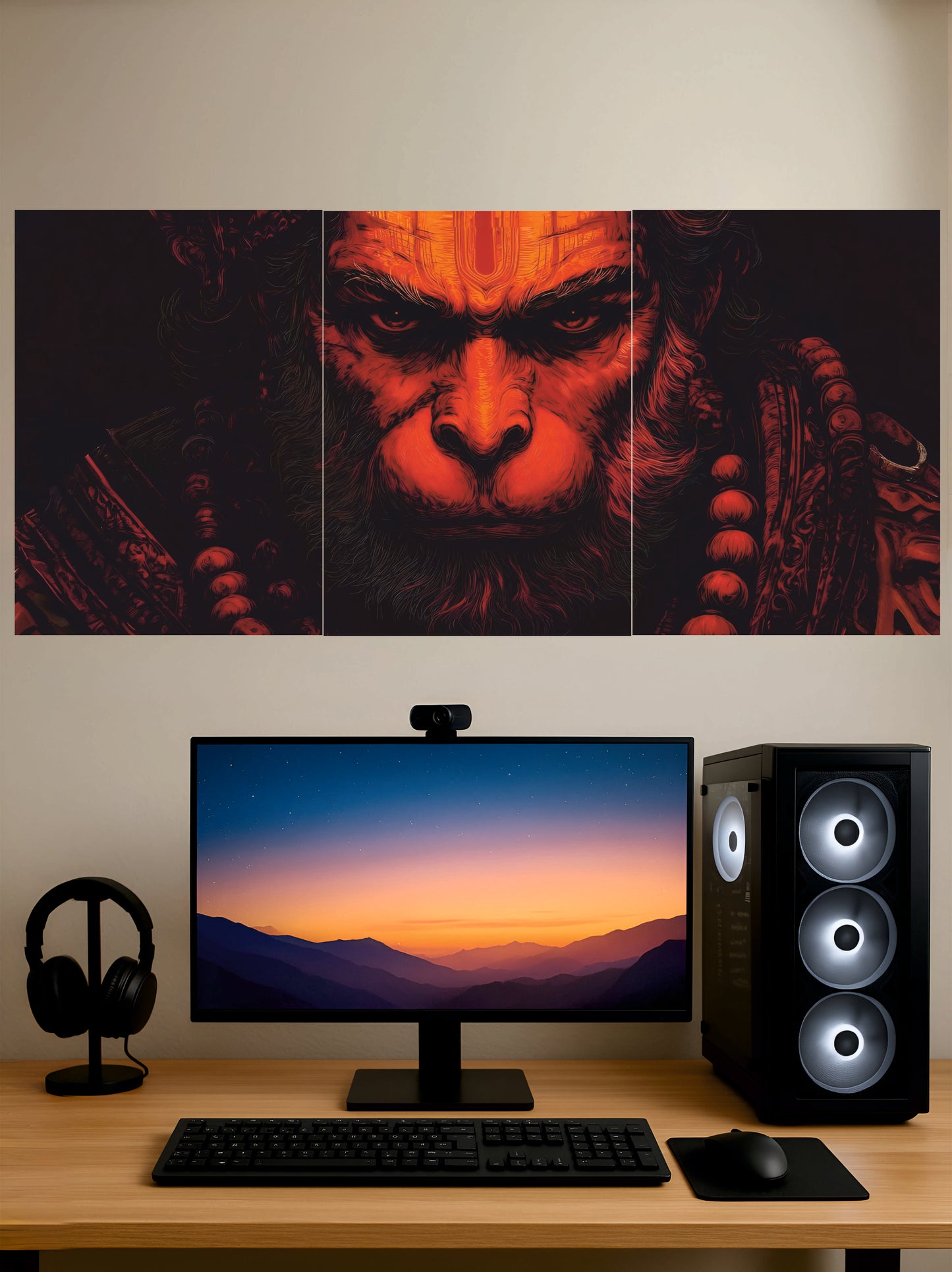 Hanuman Ji Eyes Poster || Split Posters