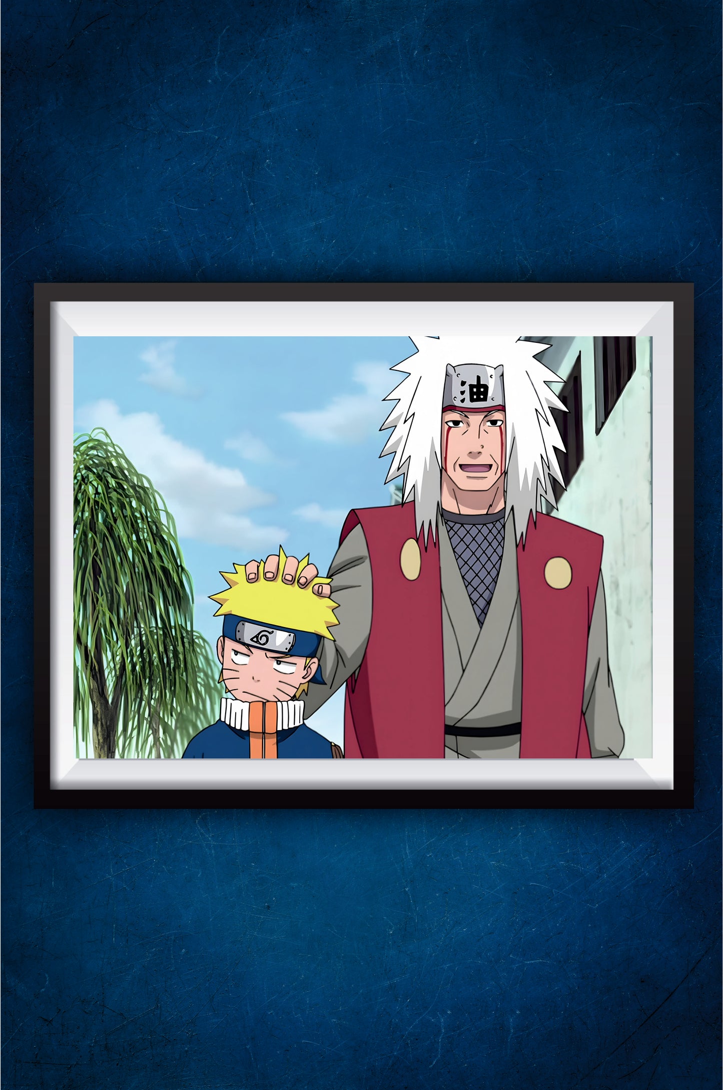Jiraiya with Naruto