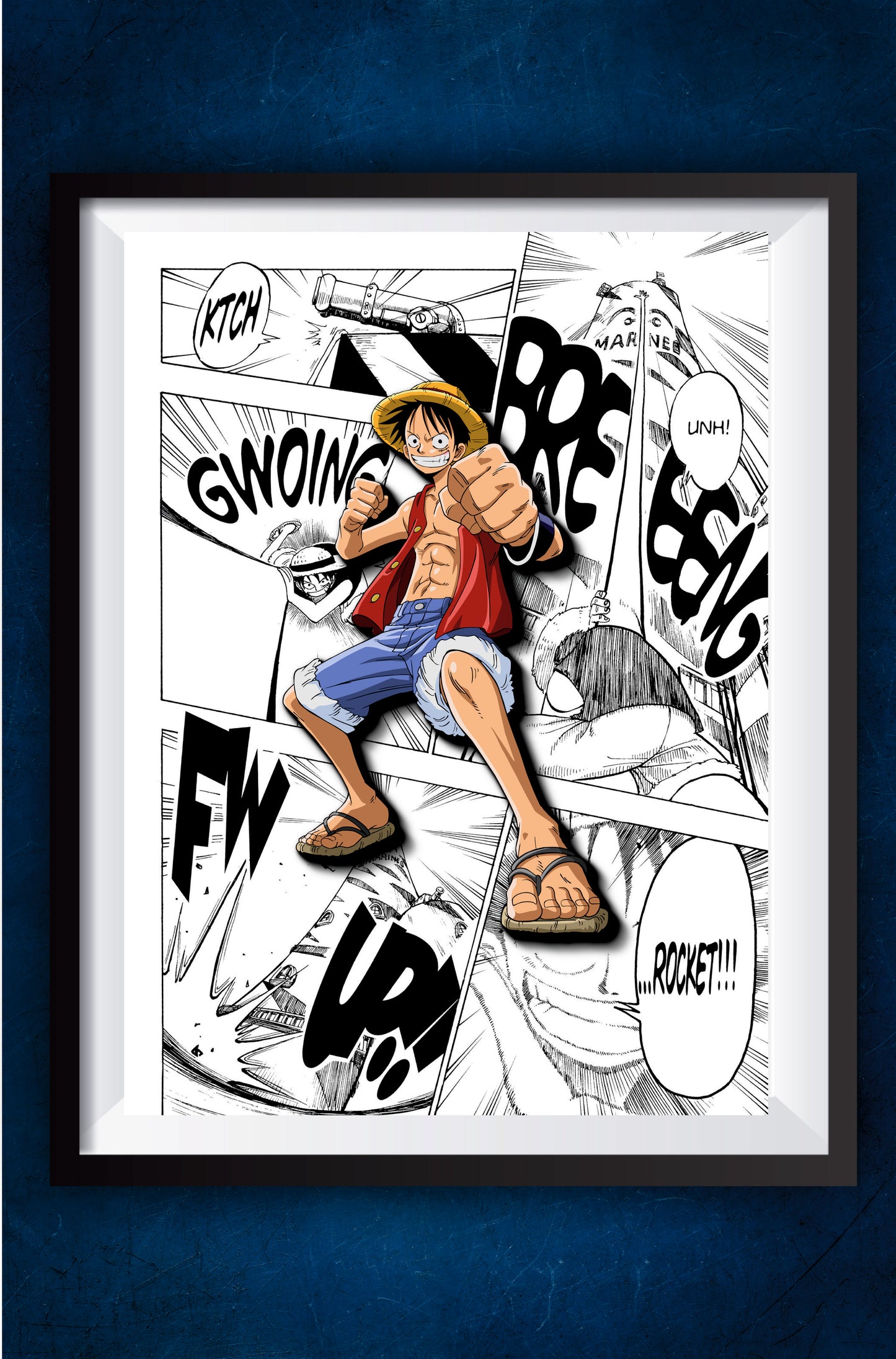 Luffy Manga Style