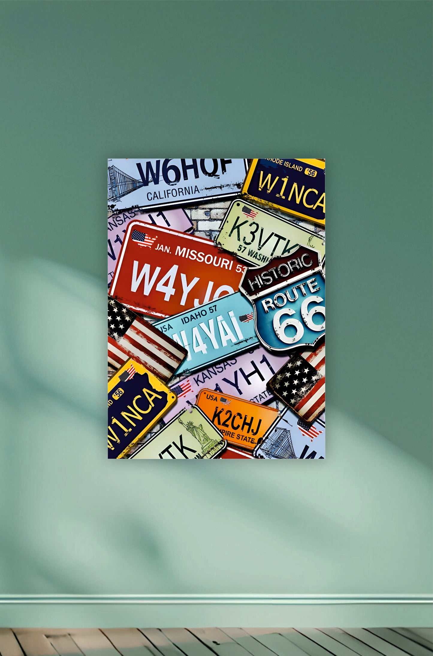 Number Plates Aesthetic Poster || Aesthetic