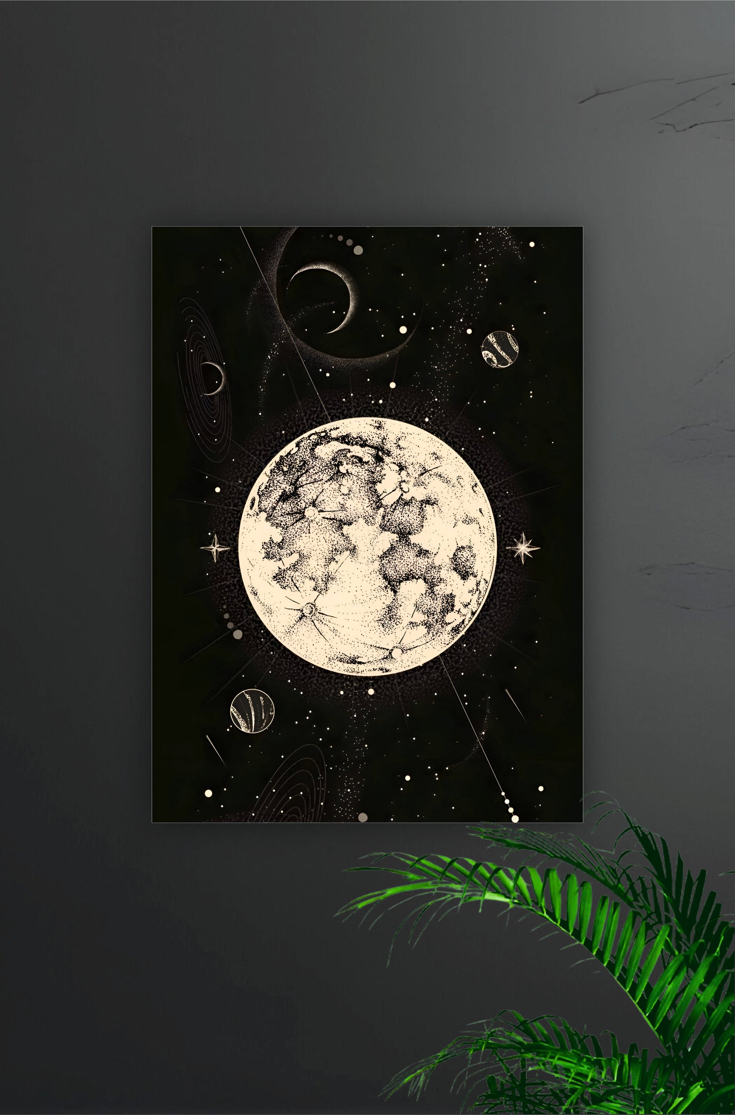 Moon Aesthetic Poster || Aesthetic
