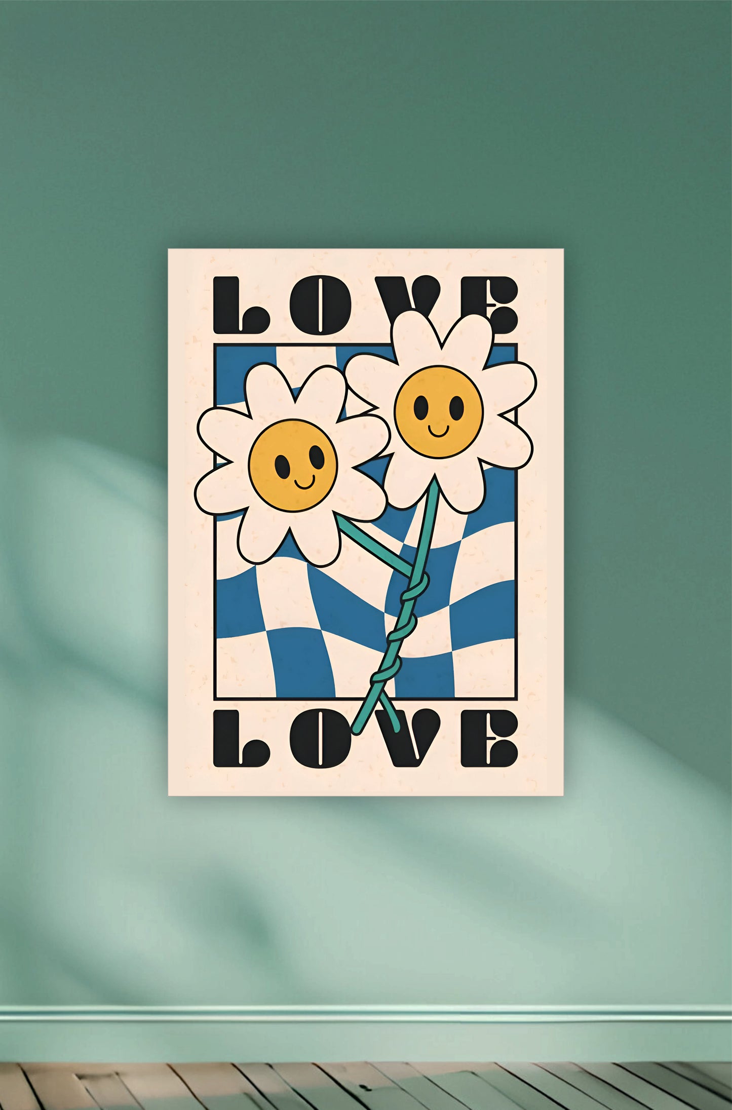 Love Aesthetic Flowers Poster || Aesthetic