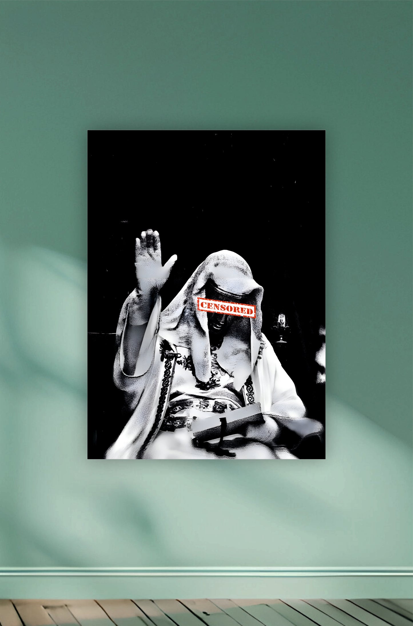 King Baldwin IV Censored Poster || Guy in a Mask Poster || Aesthetic