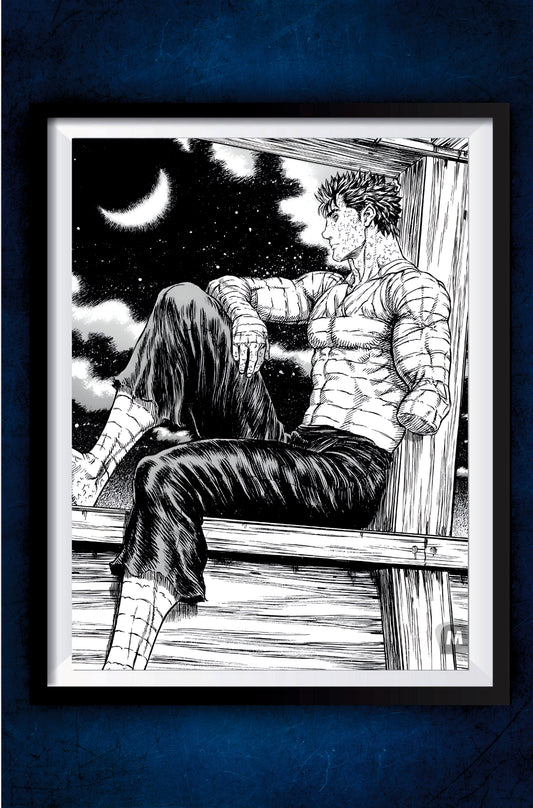 Guts Manga Poster || Berserk Poster