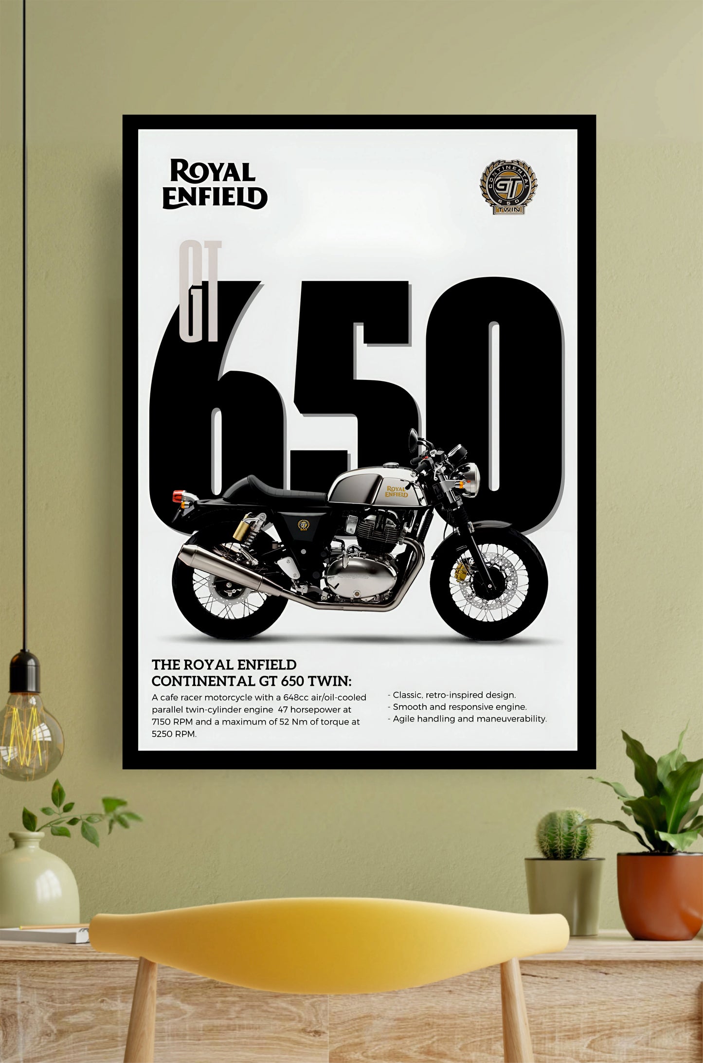 GT 650 Poster #2 || Bike Posters