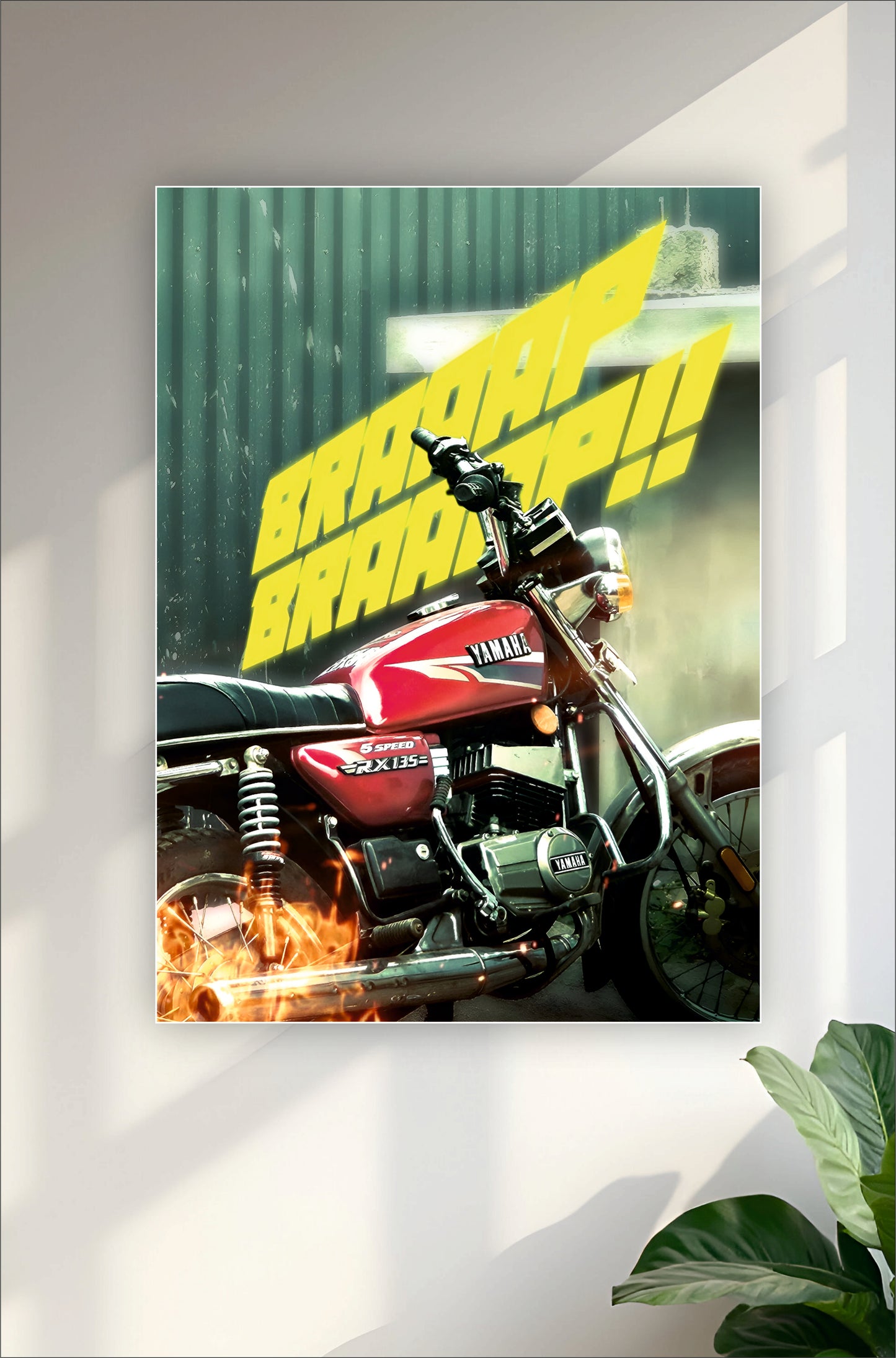 Yamaha RX 135 Poster || Bike Posters