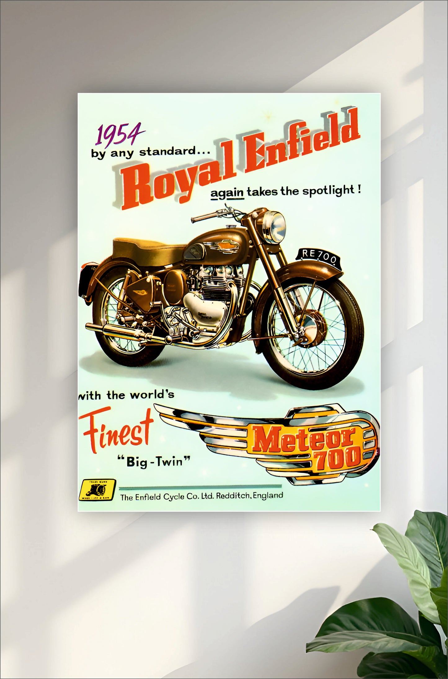 Royal Enfield Old Poster || Bike Posters