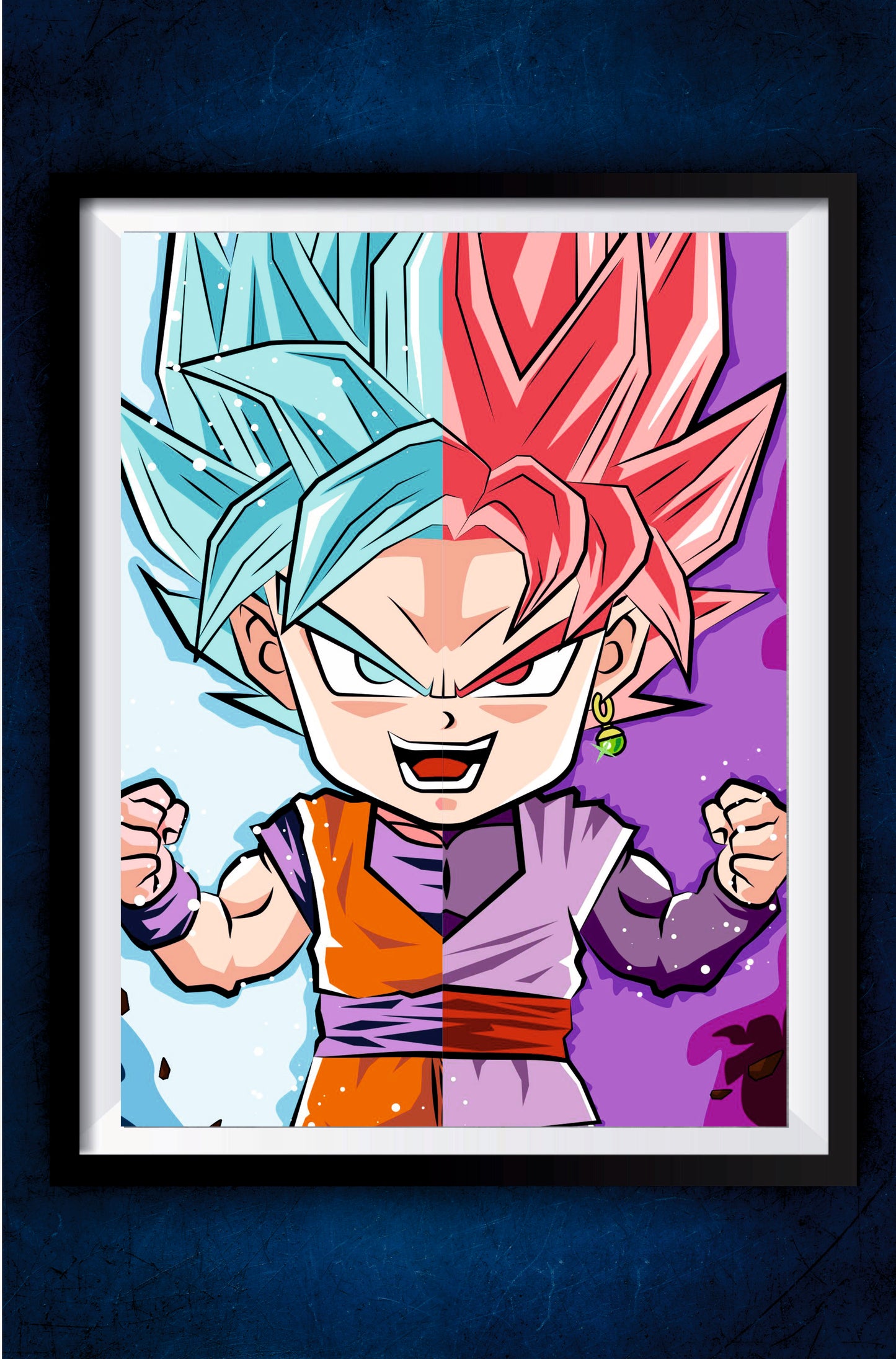 Goku Black Chibi Poster || Dragon Ball Poster