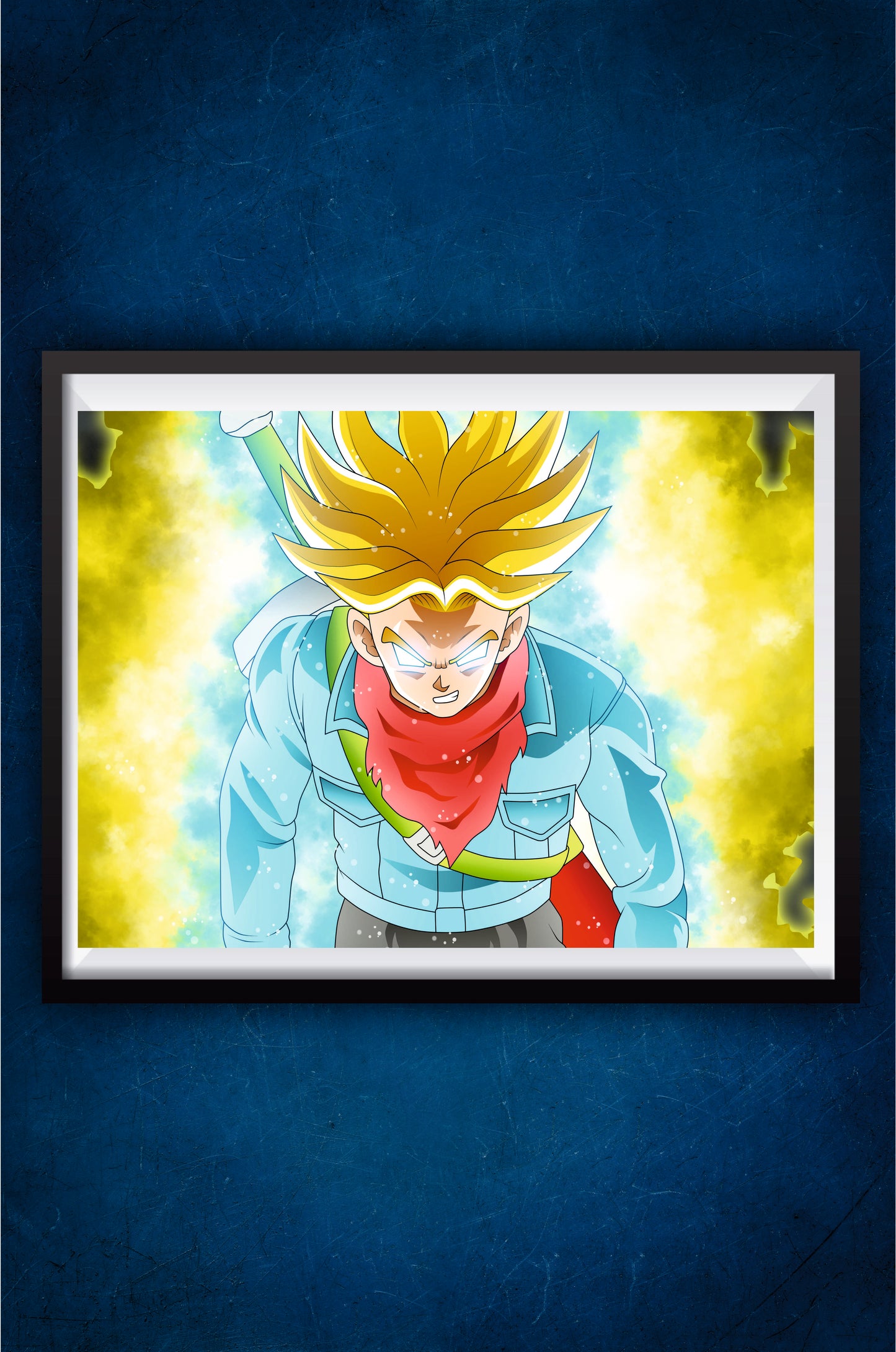 Future Trunks Super Saiyan Poster || Dragon Ball Poster