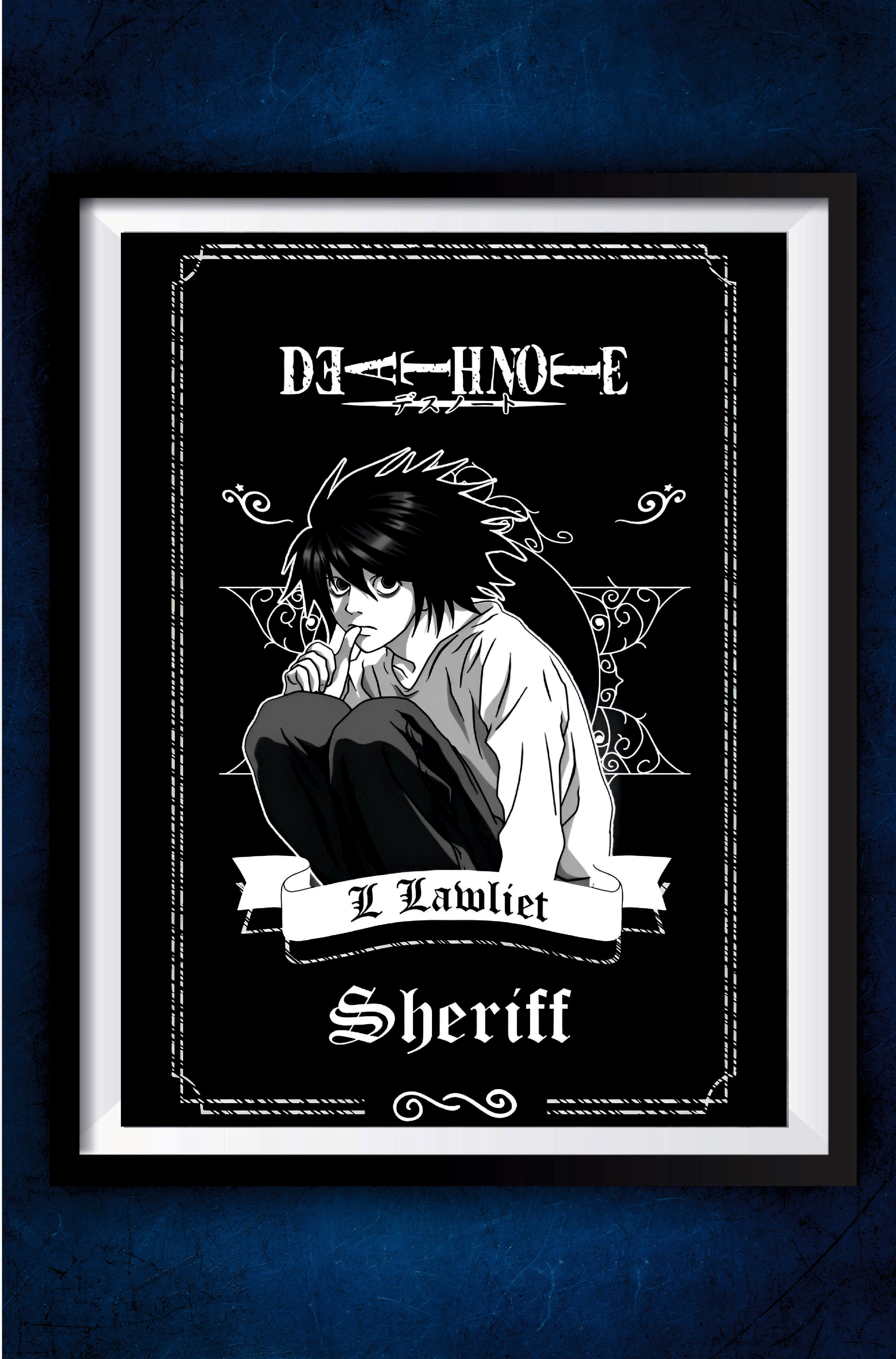 L Death Note Poster 2 Anime Posters GeekyGallery L Death Note Poster 2 Anime Posters GeekyGallery