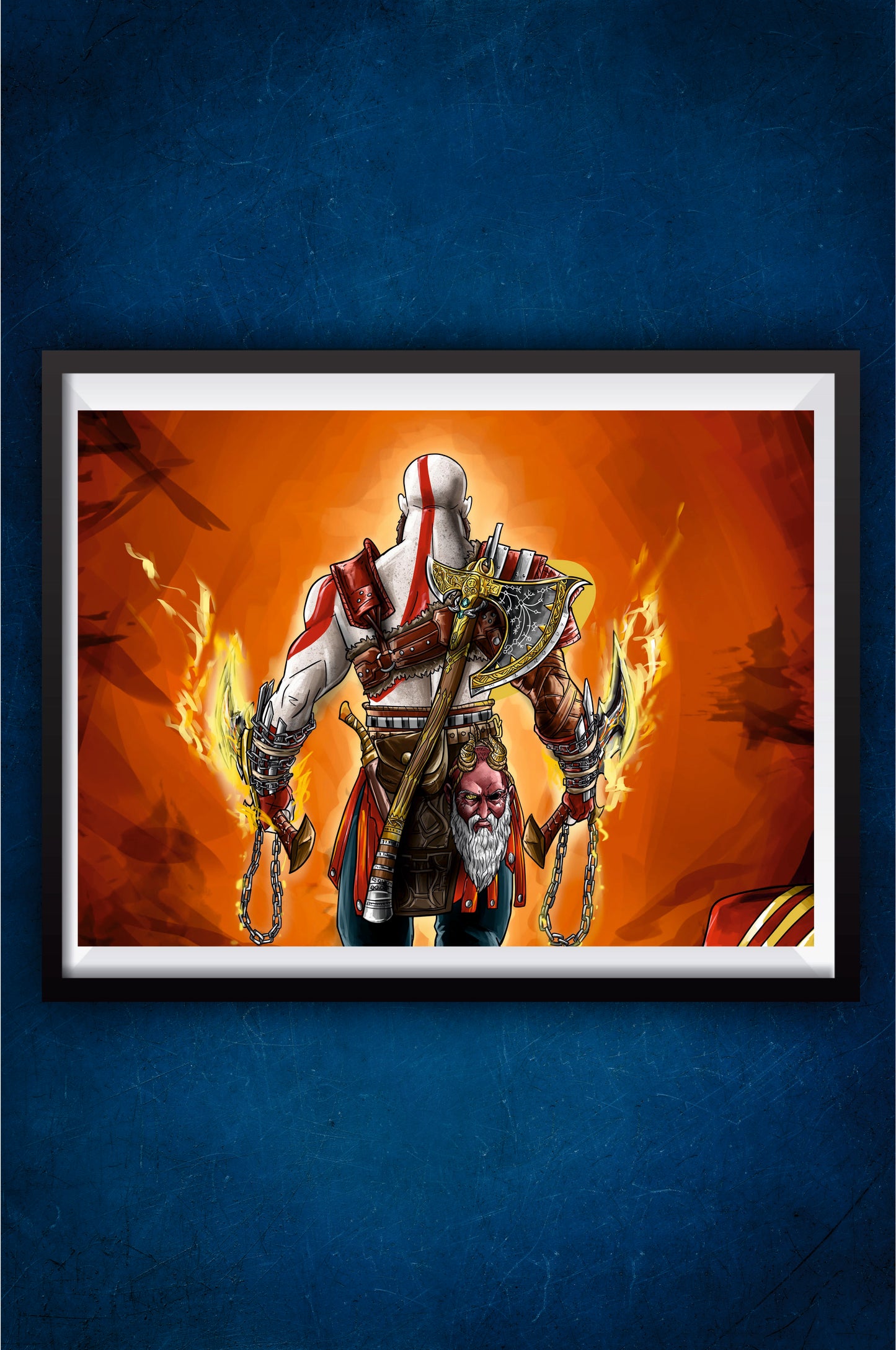 Kratos God of War Poster || Games Poster