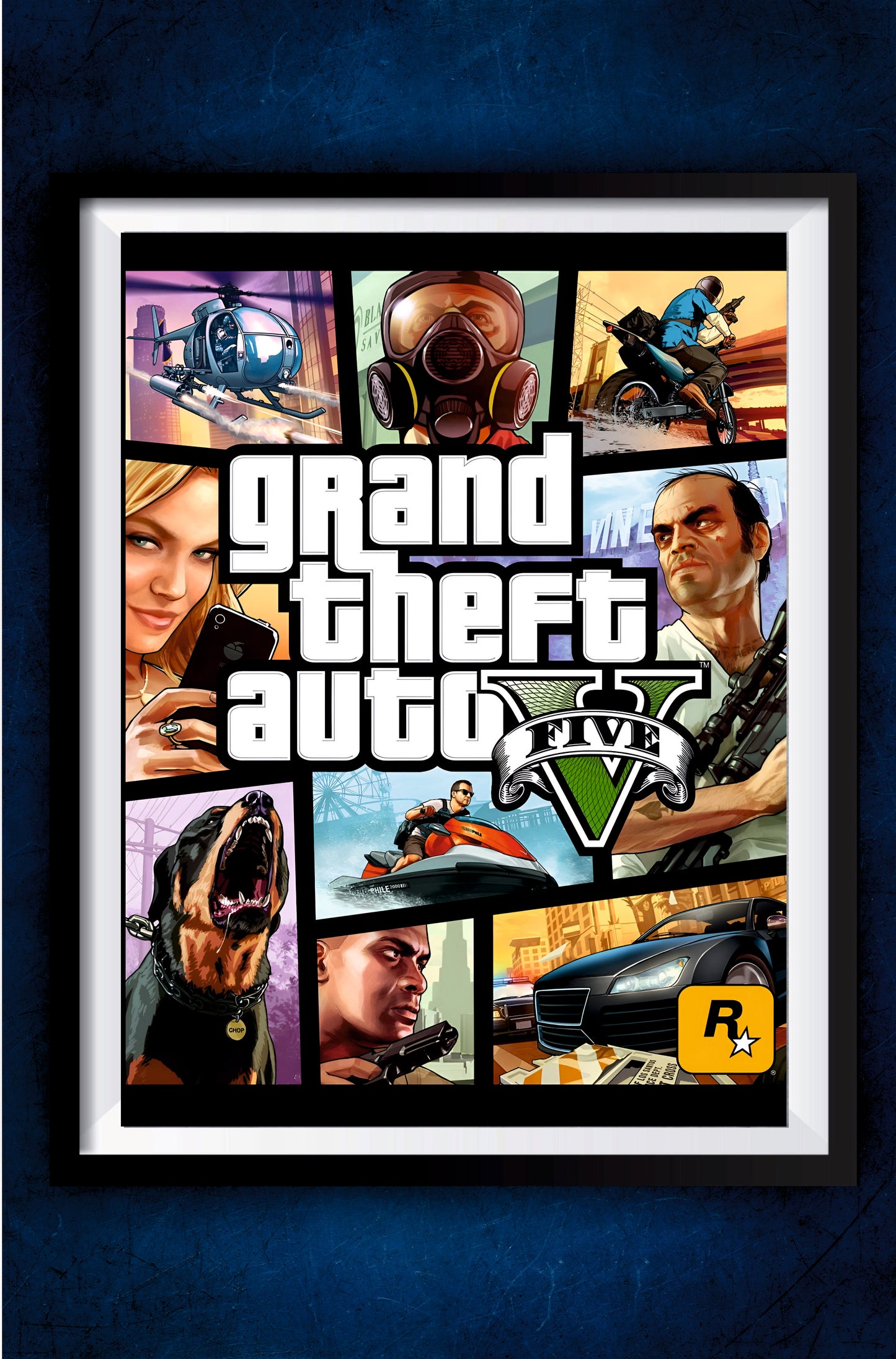 GTA V Banner Poster || Games Poster