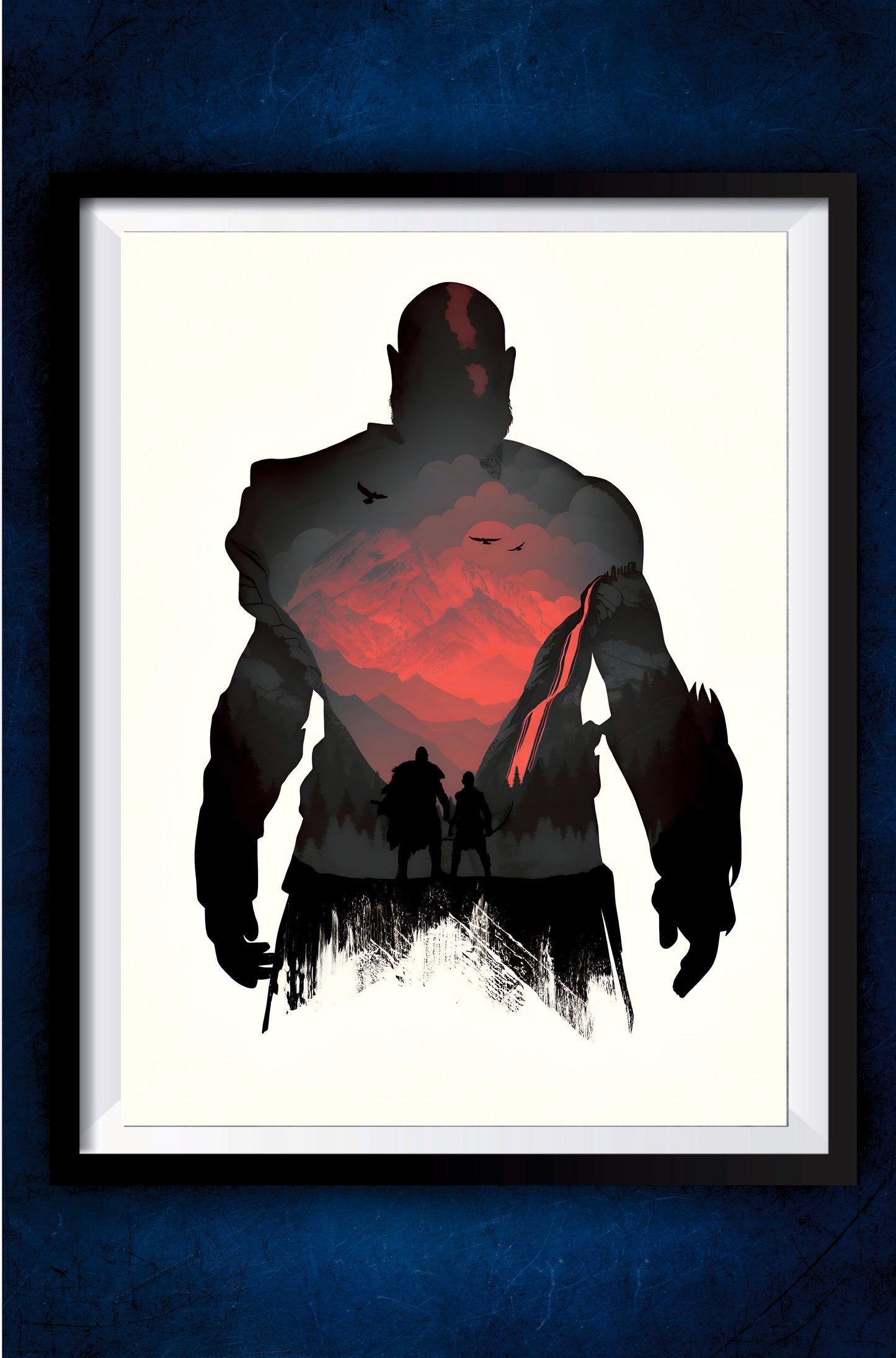 God Of War Kratos Art Poster || Games Poster