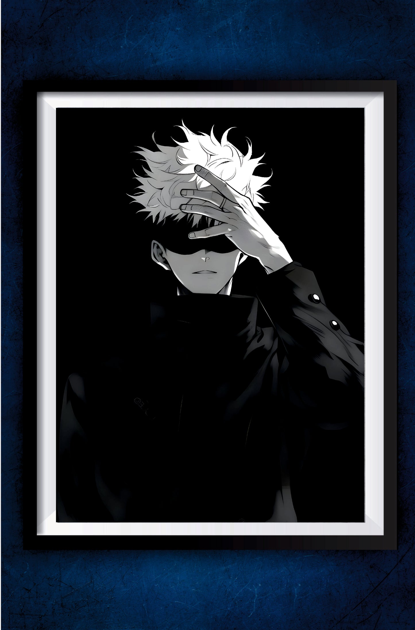 Gojo Black and White Poster || Jujutsu Kaisen Poster