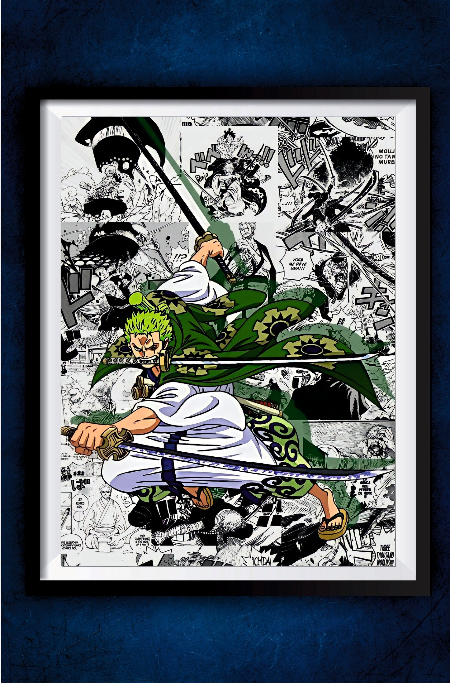 Zoro in Wano Poster || One Piece Poster