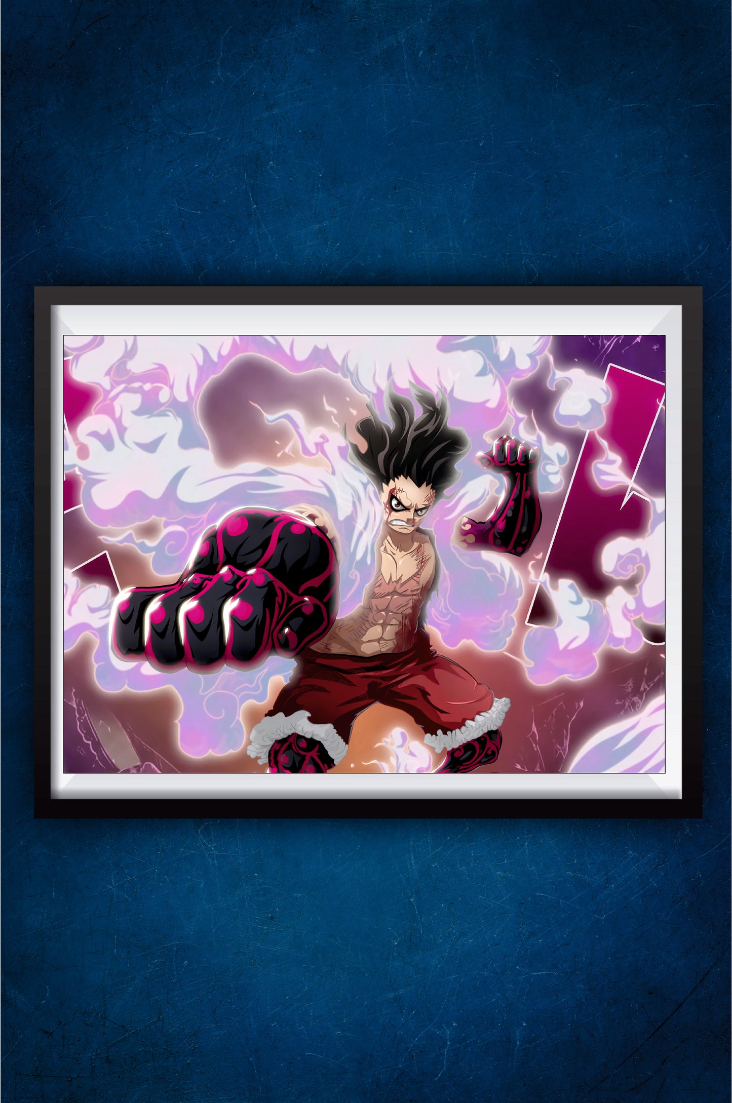 Luffy Gear 4 Poster || One Piece Poster