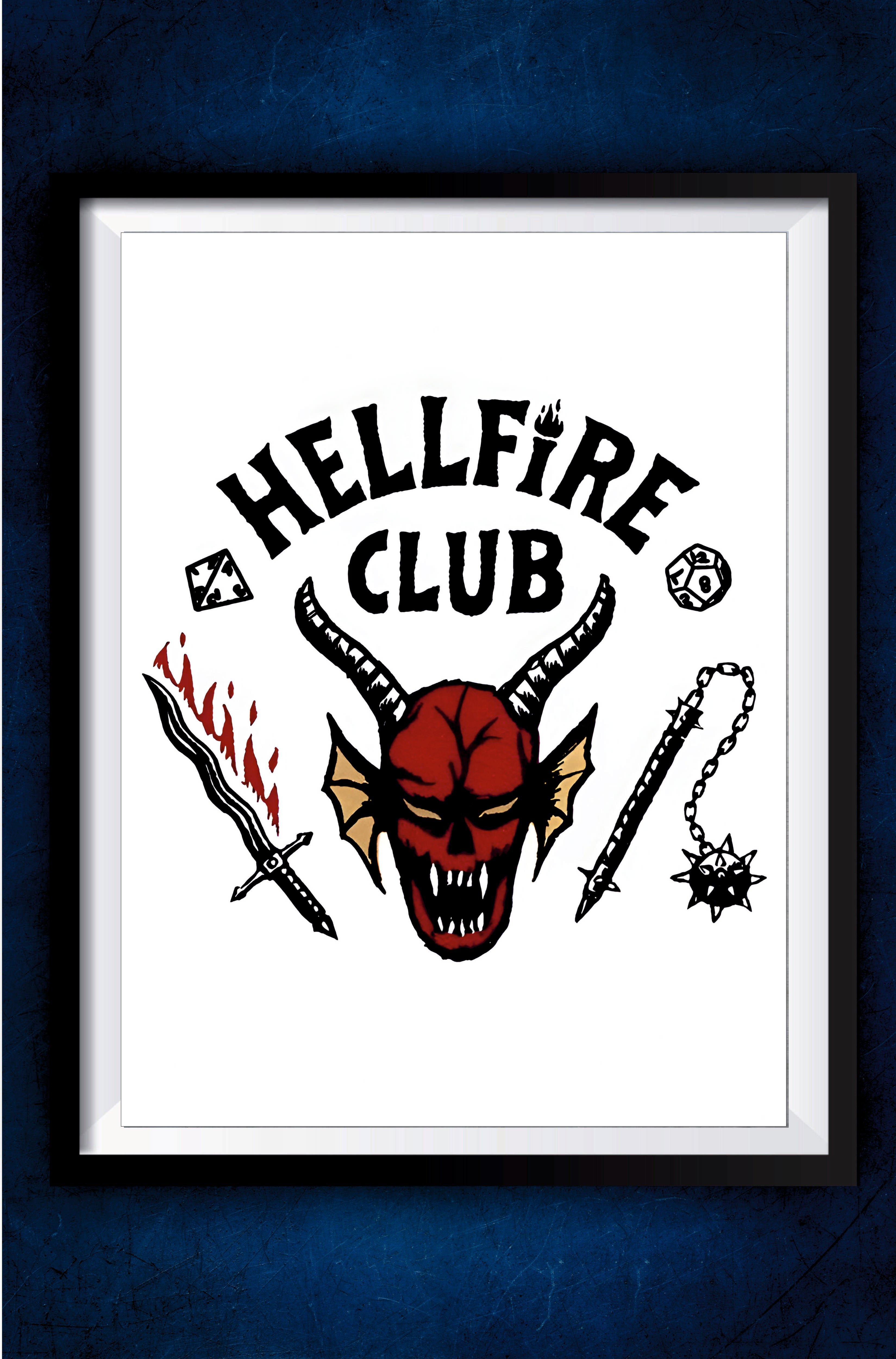 Poster, film poster Stranger Things 4 - Hellfire Club Rock God 61x91,5 cm Poster, film poster Stranger Things 4 - Hellfire Club Rock God 61x91,5 cm