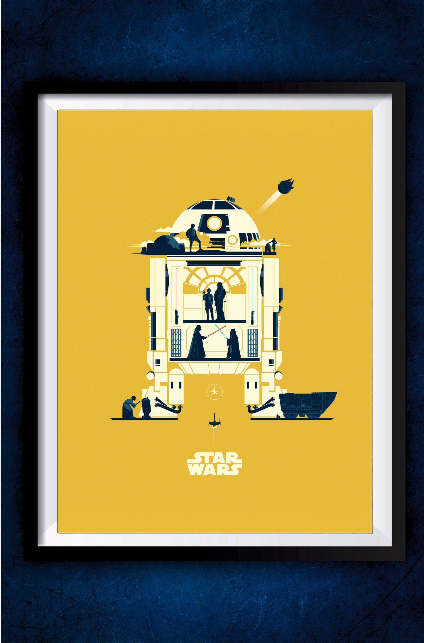 R2D2 Poster || Star wars Poster