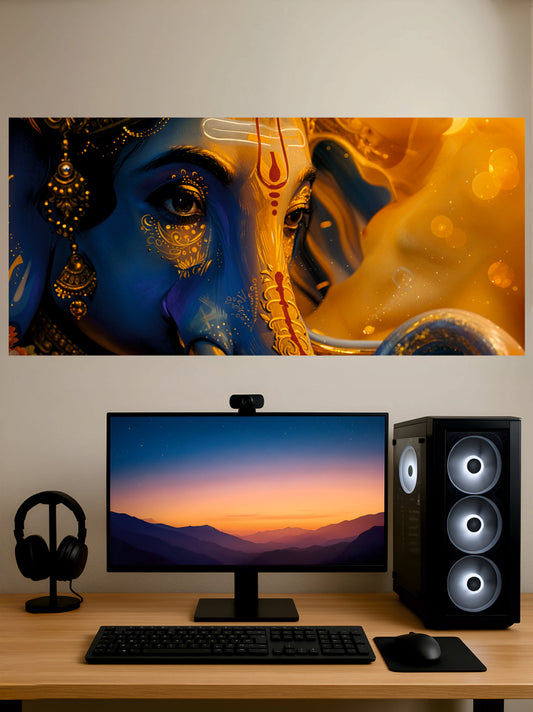 Shri Ganesha Eye Poster || Split Posters