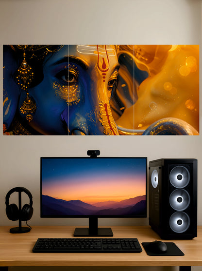 Shri Ganesha Eye Poster || Split Posters