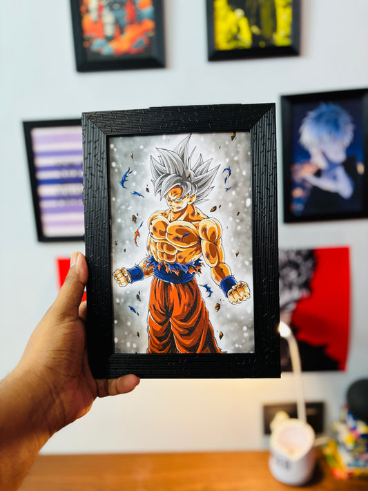 Goku Ultra Instinct || Dragon Ball || Glittery Frame