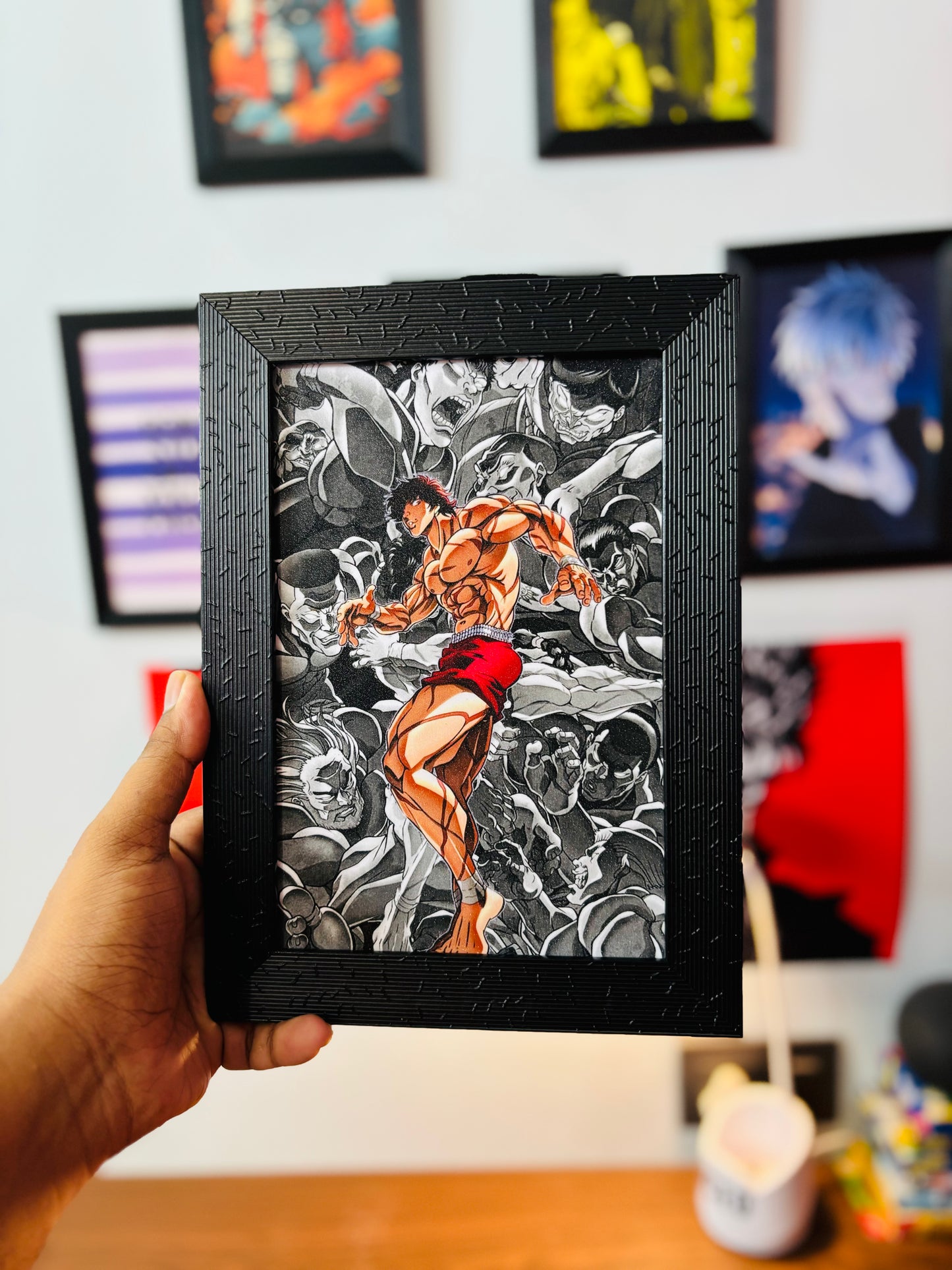 Baki Hanma #1 || Baki || Glittery Frame