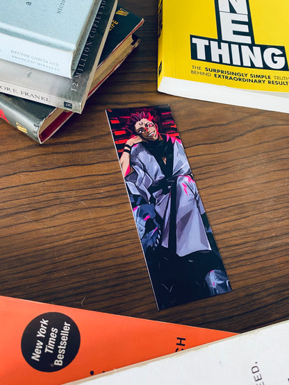 Sukuna Bookmark || Yugi Sukuna Bookmark || JJK