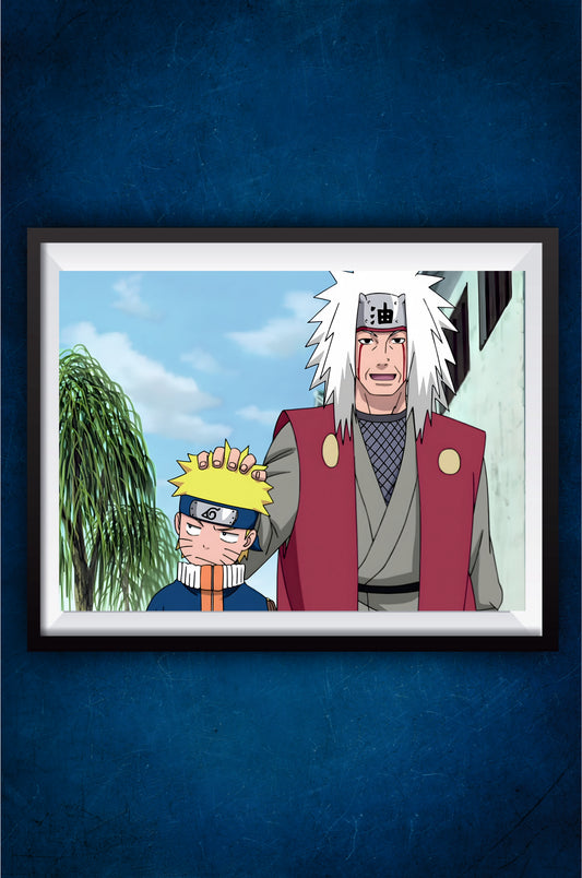 Jiraiya with Naruto