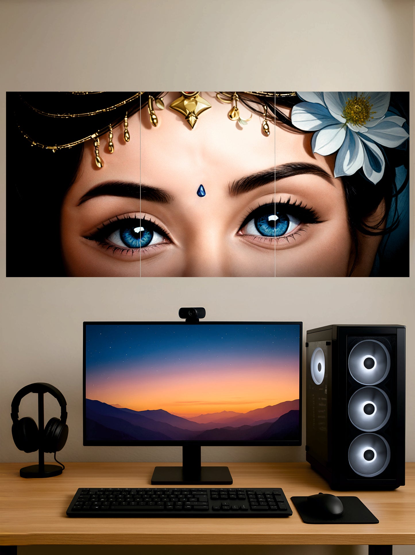 Radha Rani Eye Poster || Split Posters