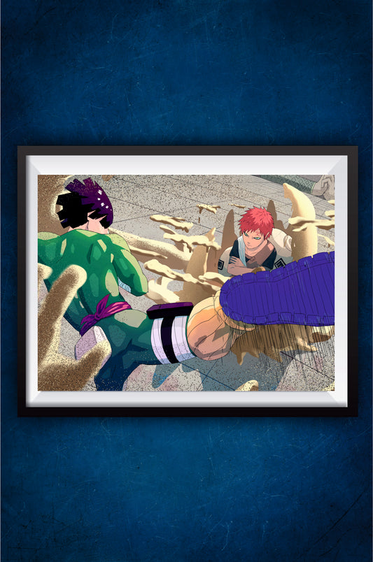 Rock Lee VS Gaara
