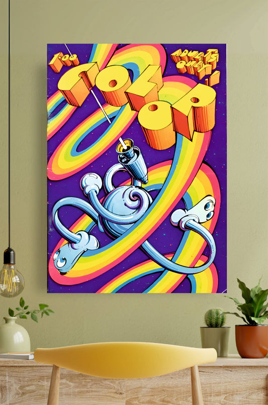 Retro Colour Aesthetic Poster ||  Aesthetic