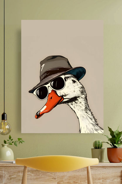 Chill Duck Aesthetic Poster ||  Aesthetic