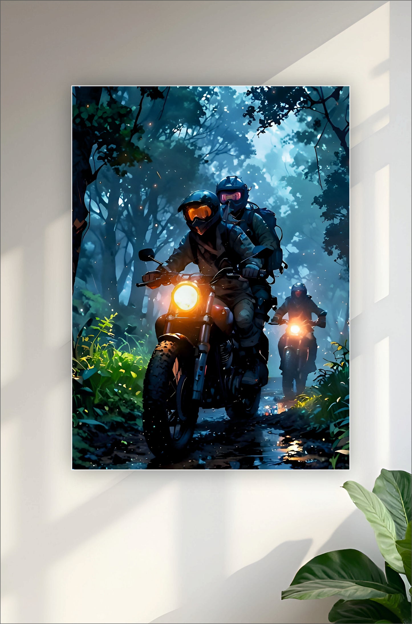 Night in Jungle Aesthetic Poster ||  Aesthetic