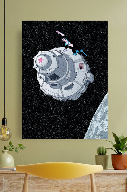 Aesthetic Spaceship Poster ||  Aesthetic