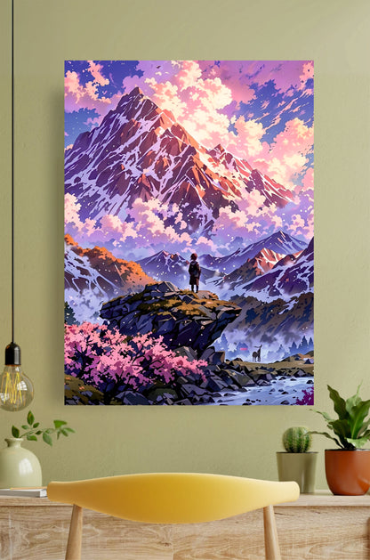 Mountain Aesthetic Poster ||  Aesthetic