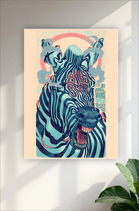 Tripy Zebra Aesthetic Poster ||  Aesthetic