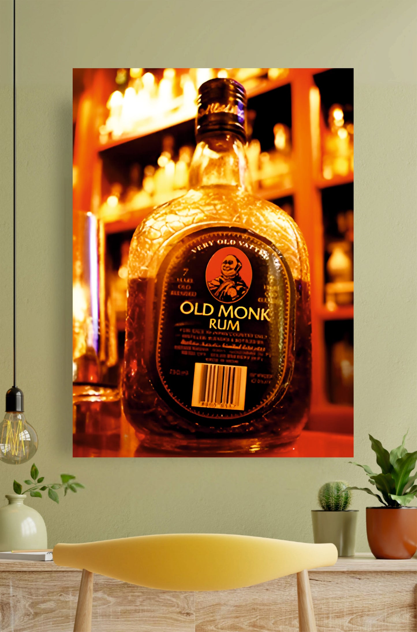 Old Monk Aesthetic Poster #2 ||  Aesthetic