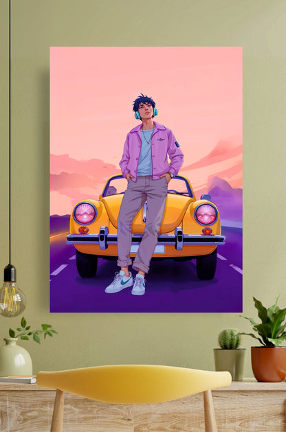 Aesthetic Boy Poster ||  Aesthetic