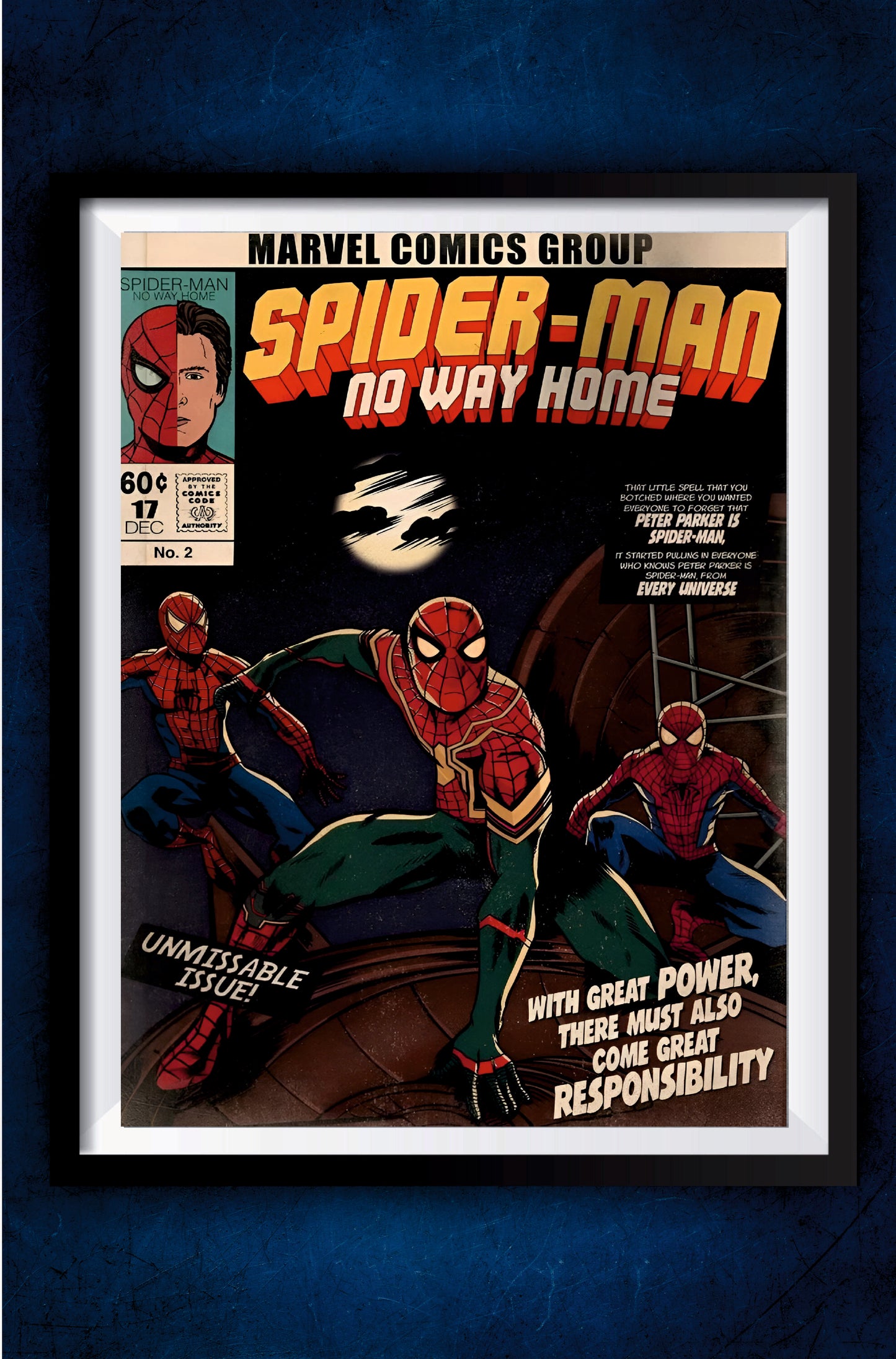 Spiderman No Way Home Poster #1 || Marvel Poster