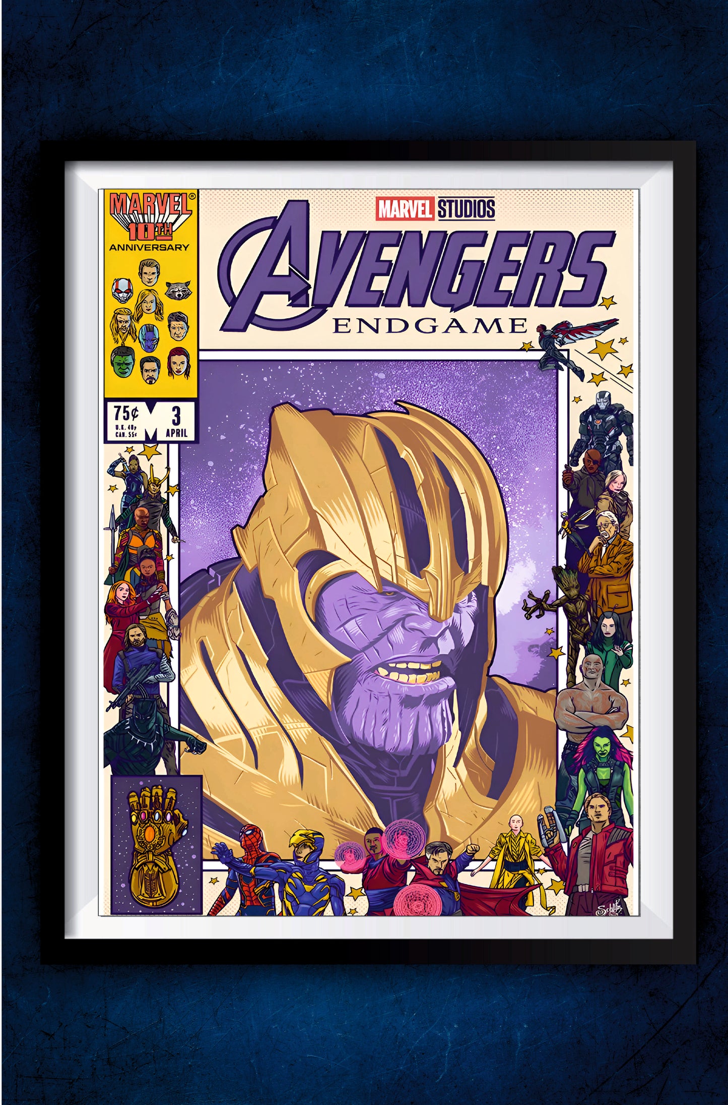 Avengers Endgame Comic Banner Poster || Marvel Poster
