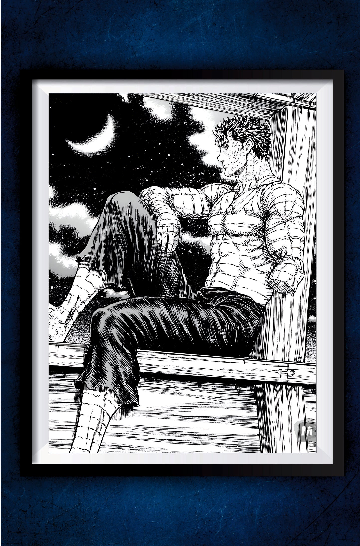 Guts Manga Poster || Berserk Poster