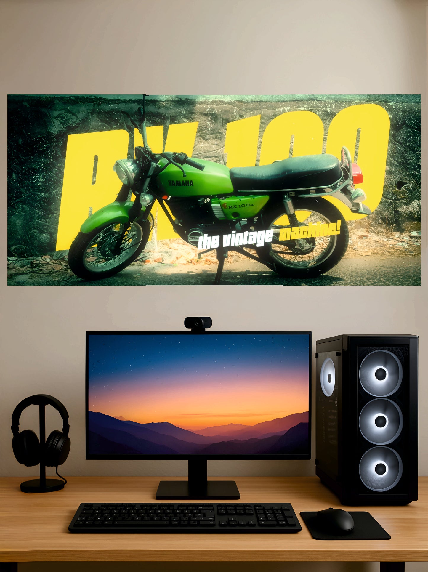 Yamaha RX 100 Poster || Split Posters