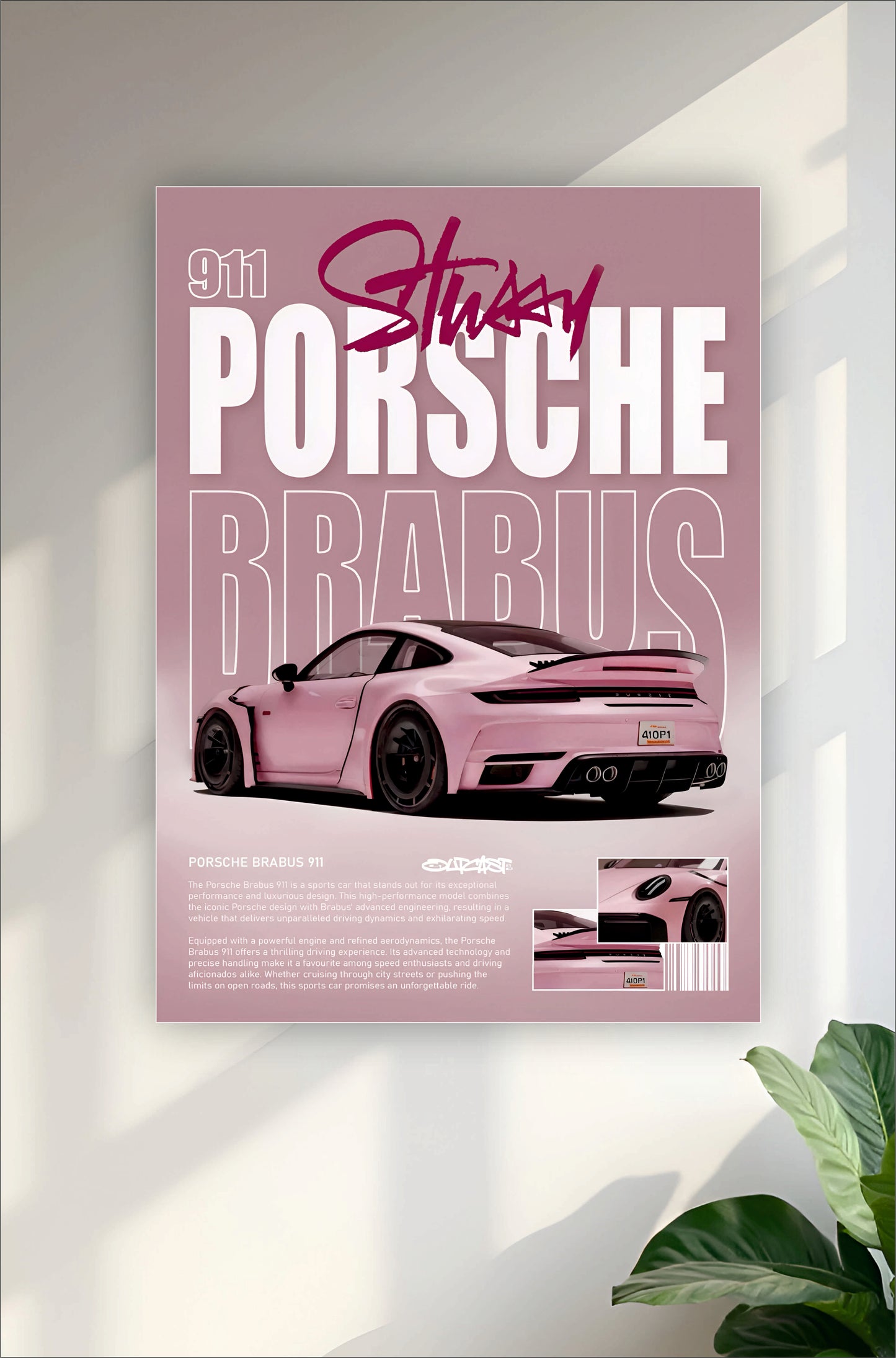 Porsche Brabus Poster || Car Poster