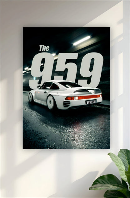 Porsche 959 Poster || Car Poster