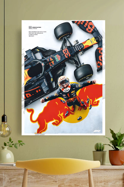 Red Bull F1 Poster || Car Poster