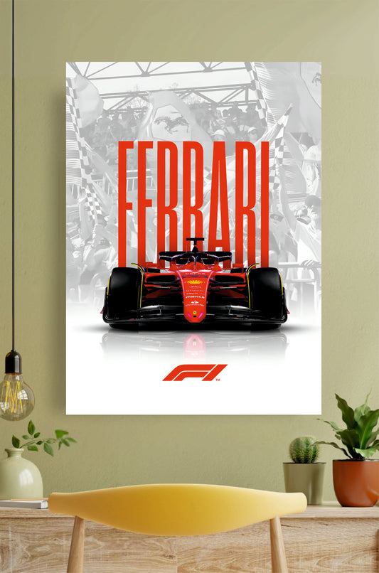 Ferrari F1 Poster || Car Poster