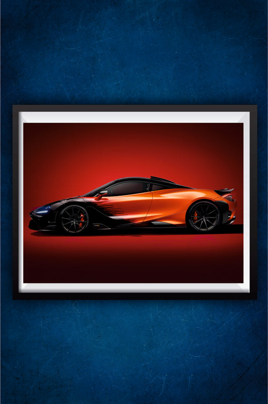 McLaren 765LT Super Car Poster || Cars Poster