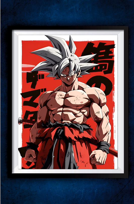 Ultra Instinct Poster || Dragon Ball Poster