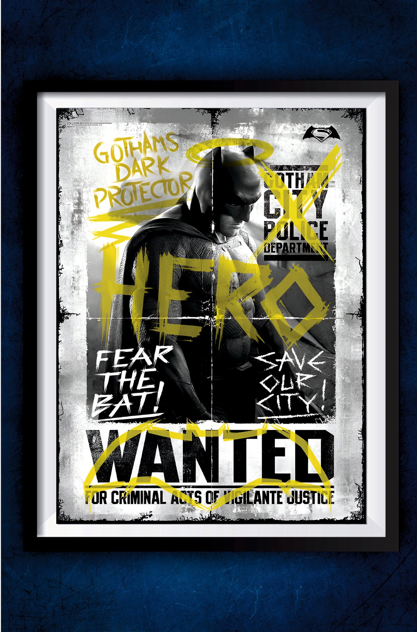 Batman Hero Poster  || DC Poster