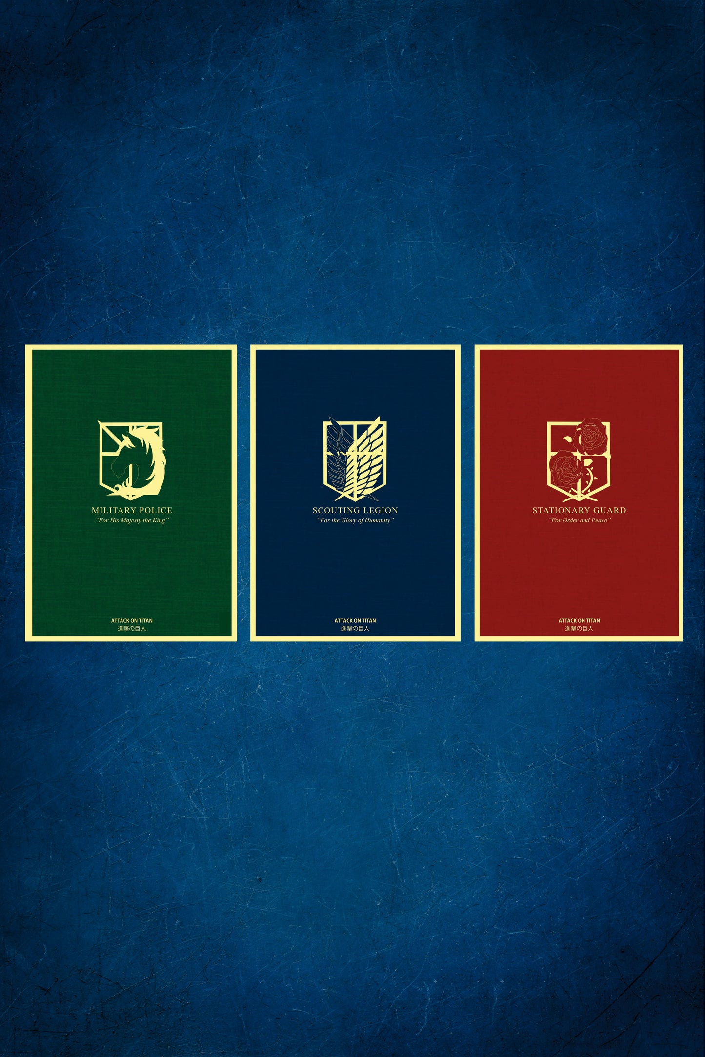 Attack on Titan Flags